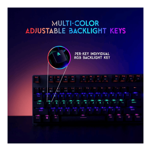 Buy Rapoo V500 Pro RGB Gaming Mechanical Keyboard ( Black )