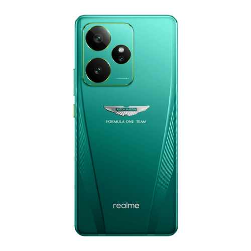 realme GT 7 Dream Edition グリーン Realme GT 7 Dream Edition stuns in Aston Martin's Racing