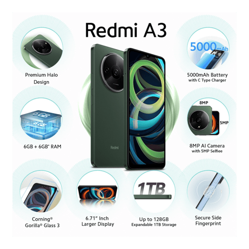 Shop the Latest Redmi A3 Mobile online at best offer price