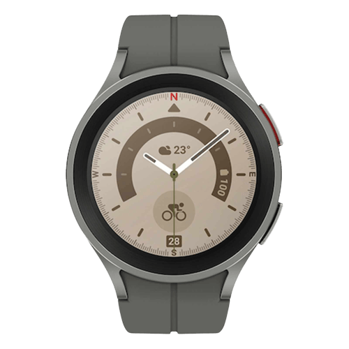 Buy Samsung Galaxy Watch5 Pro LTE Gray Titanium at Poorvika