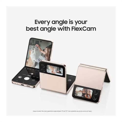 Buy Samsung Z Flip 4 256GB (Pink Gold) online at best offers