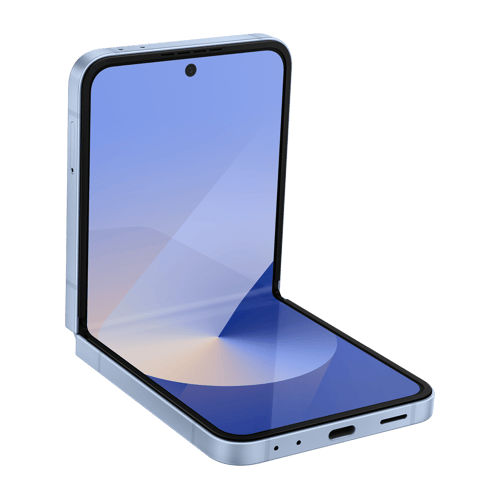 Get Samsung Galaxy Flip 6 (12GB RAM, 512GB, Light Blue) now!