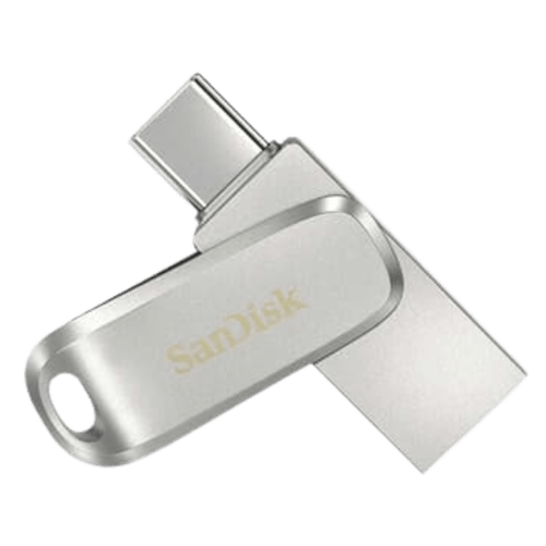 Shop SanDisk Ultra Dual Drive Luxe USB Type C Silver,64GB