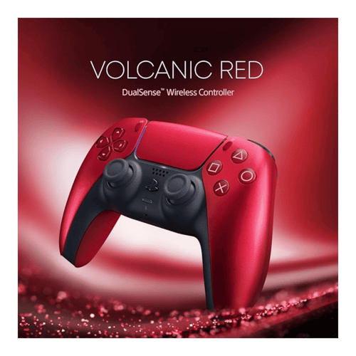 Shop Sony PS5 DualSense Wireless Controller (Metallic Red)