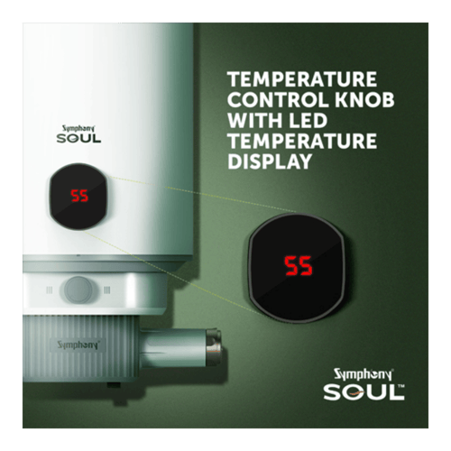 Buy Symphony Soul Vertical 15 Ltr Storage Water Heater|White