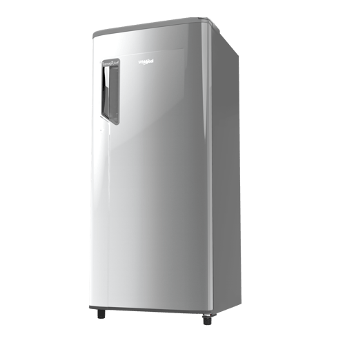 Get Whirlpool 236 L 4 Star Single Door fridge, Alpha Steel