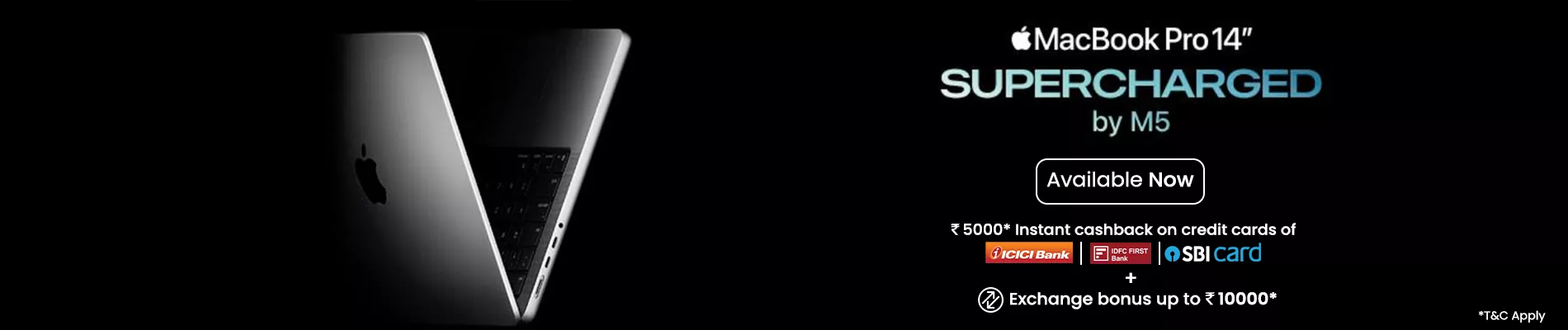 Apple MacBook Pro 14 Supercharged by M5 Available now W New