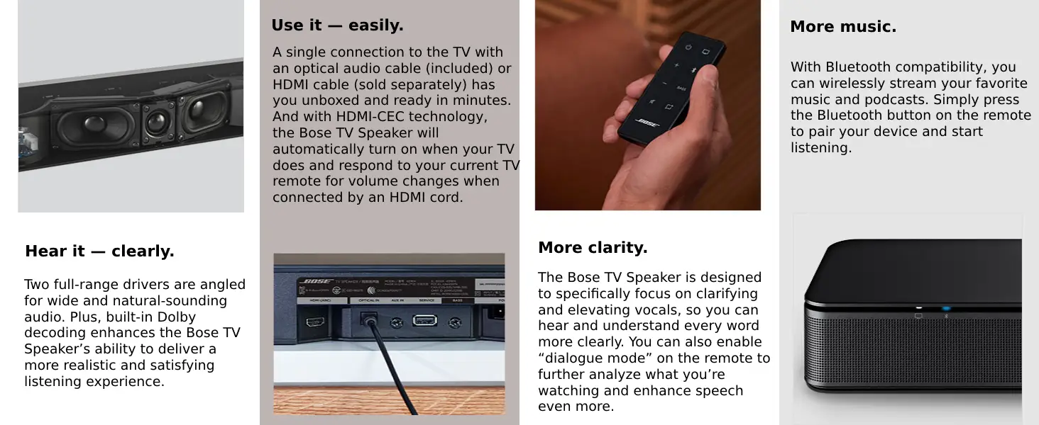 Shop Bose TV Speaker black for the best price in Poorvika! Shop Bose TV Speaker black for the best price in Poorvika!