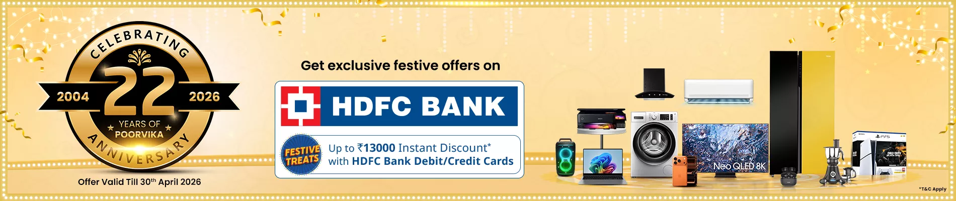 Celebrating-22-years-of-poorvika-HDFC-Bank