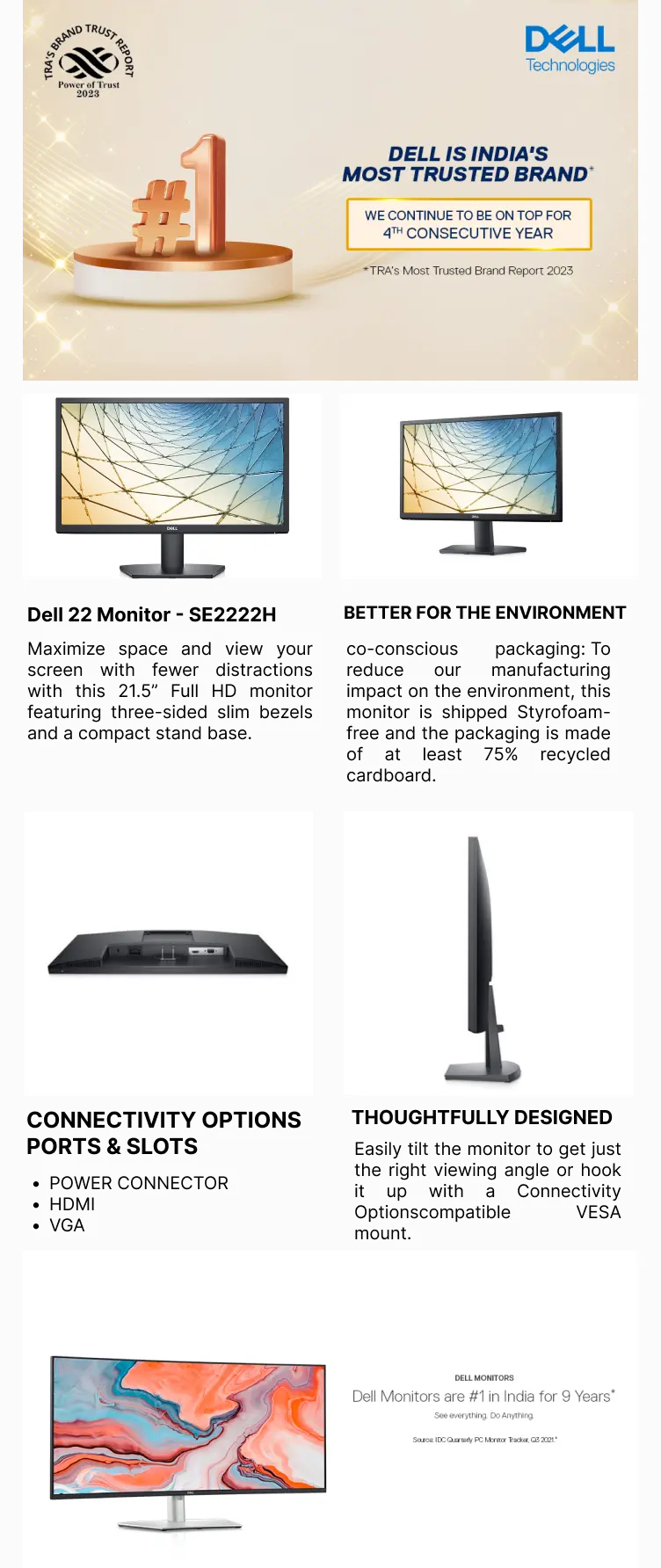 Dell SE2222H 21.5