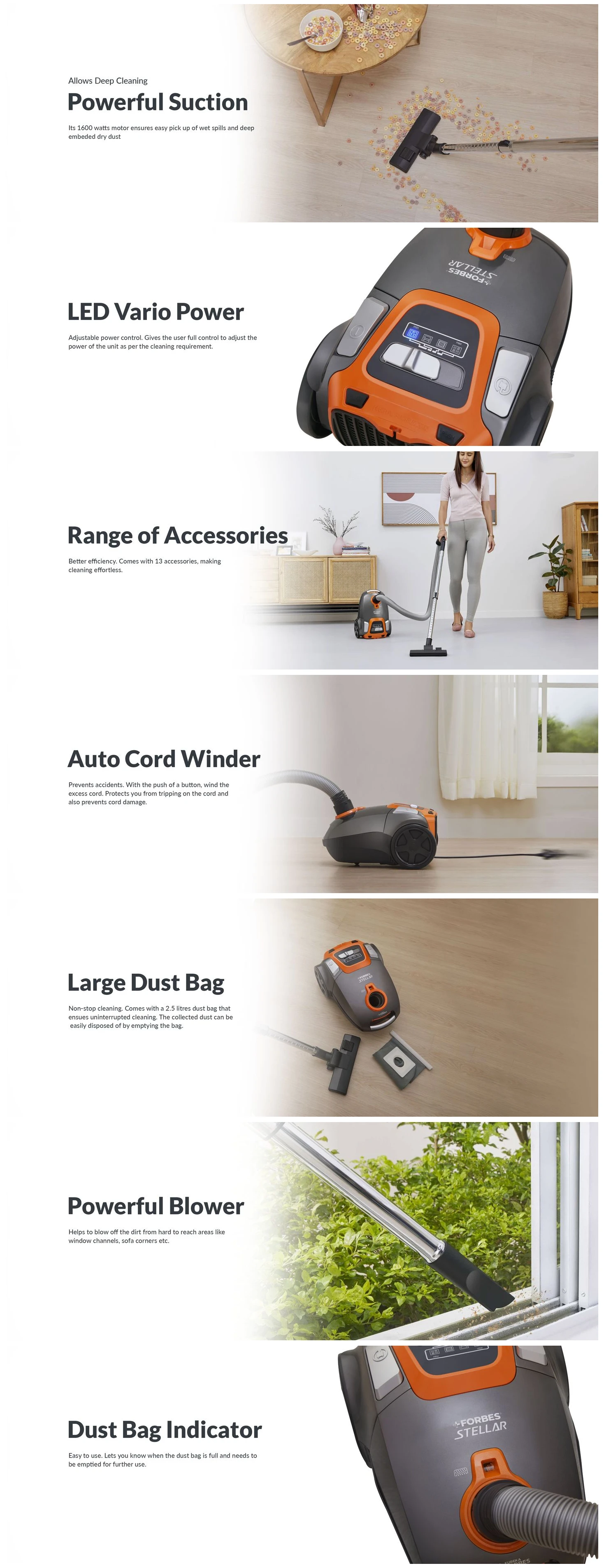 Eureka Forbes Stellar Dry Vacuum Cleaner