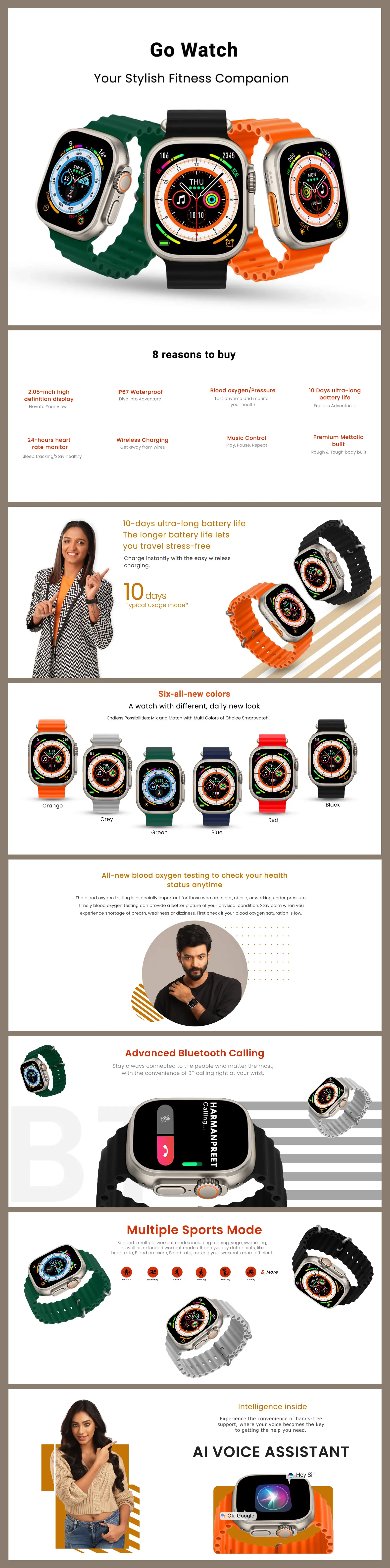 Hapipola Track Smartwatch