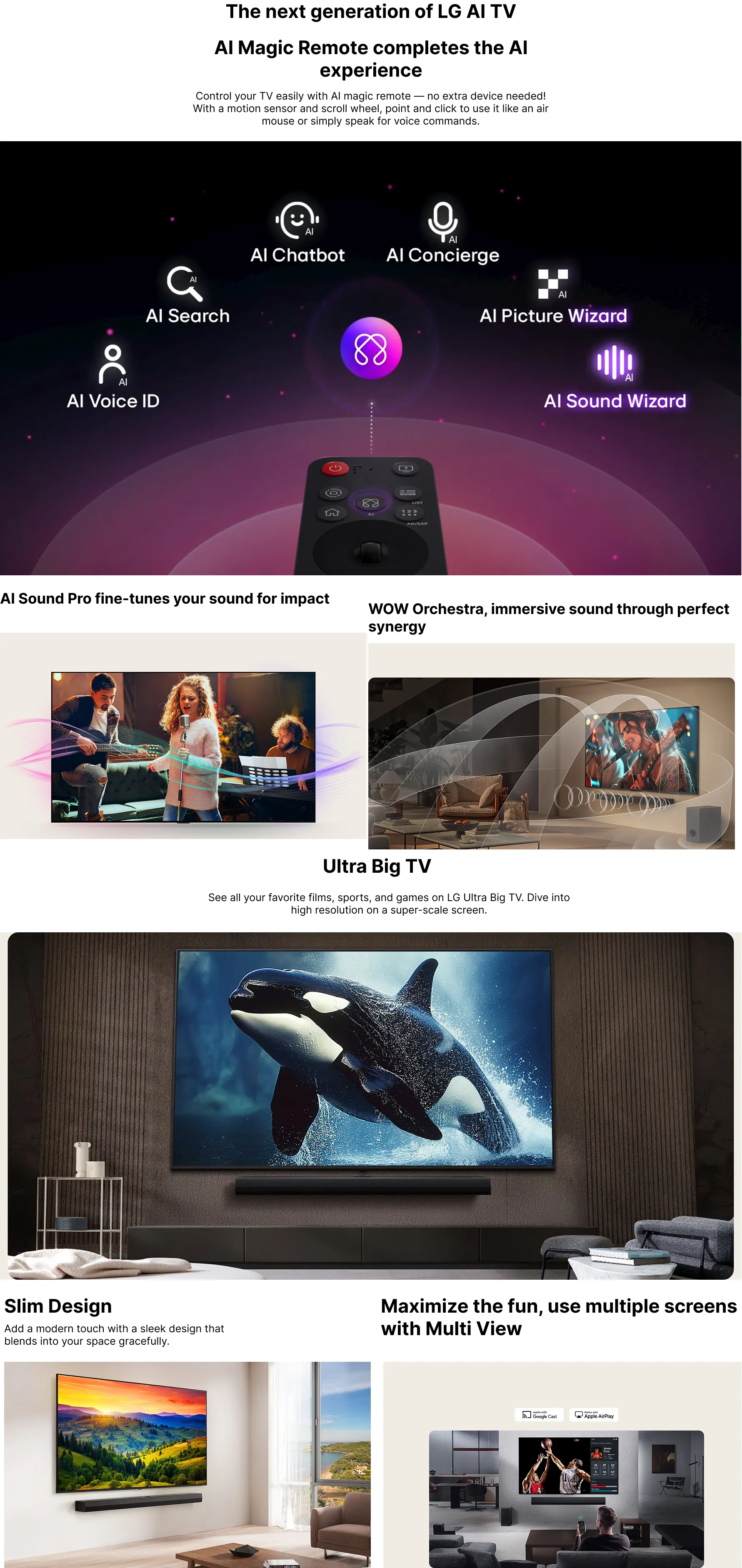 LG 4K Ultra HD Smart LED TV UA75 web view 1