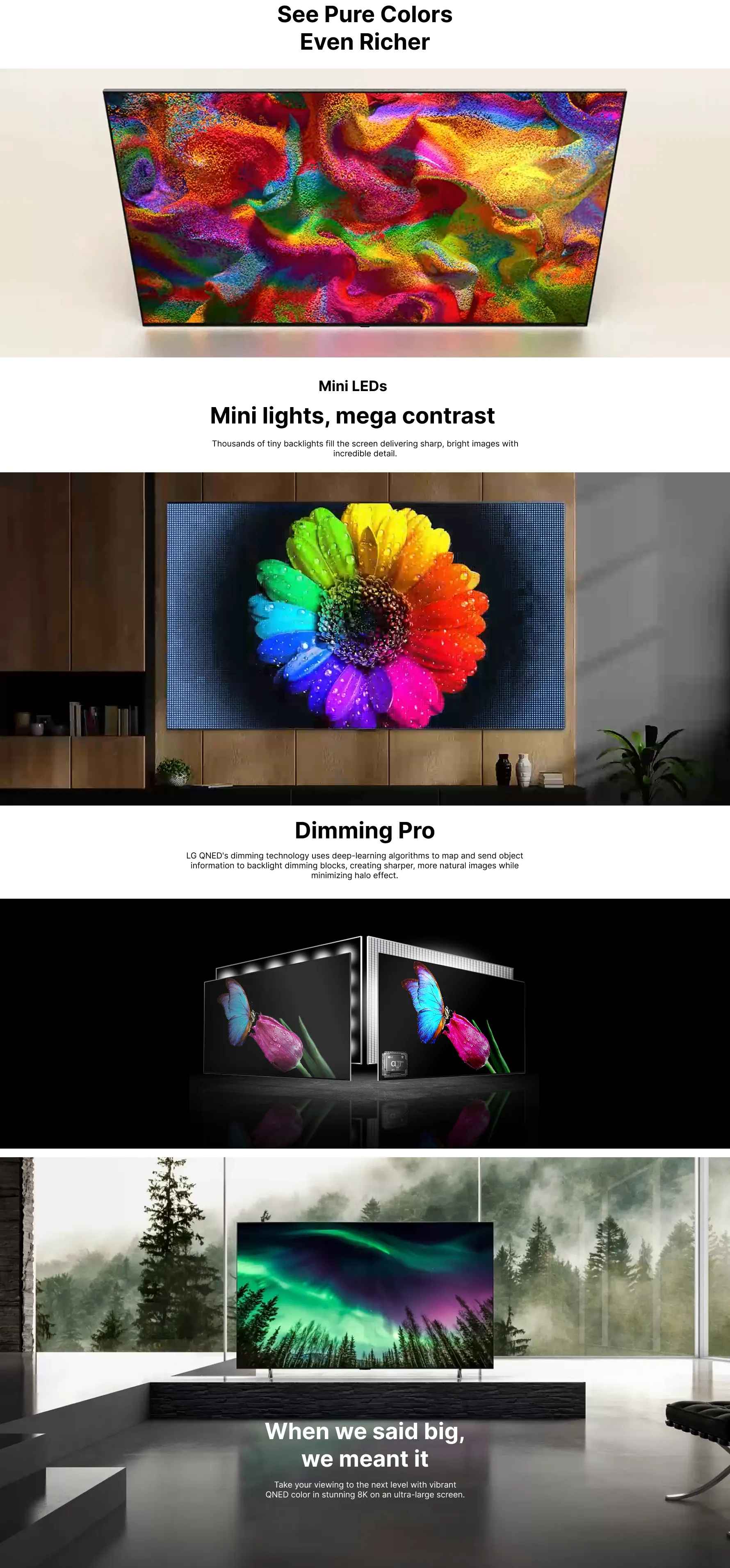 LG 4K Ultra HD Smart QNED evo AI TV 75QNED8GA6A web view 1
