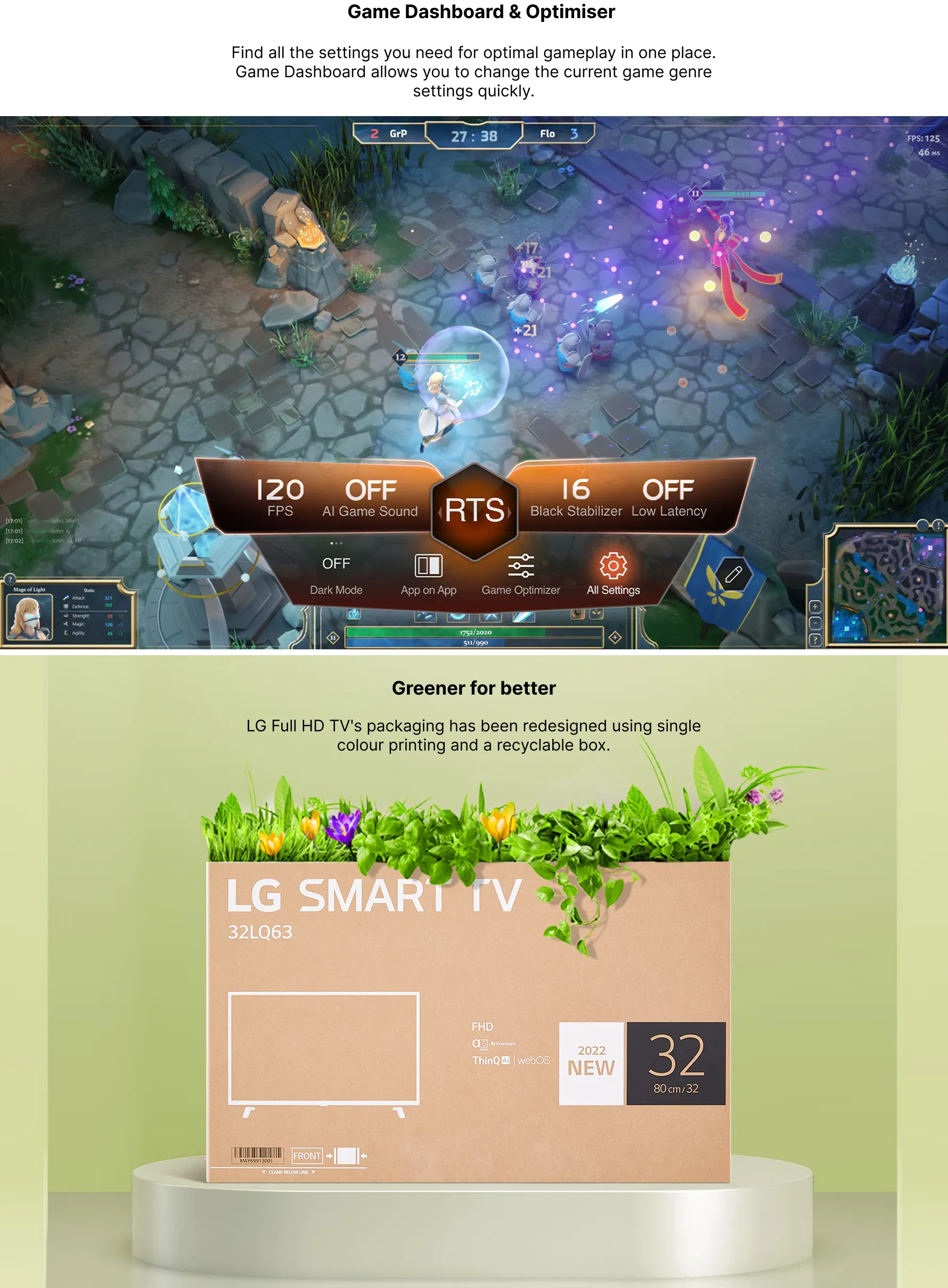 LG HD Ready AI Smart TV 32LR595B6LA web view 22