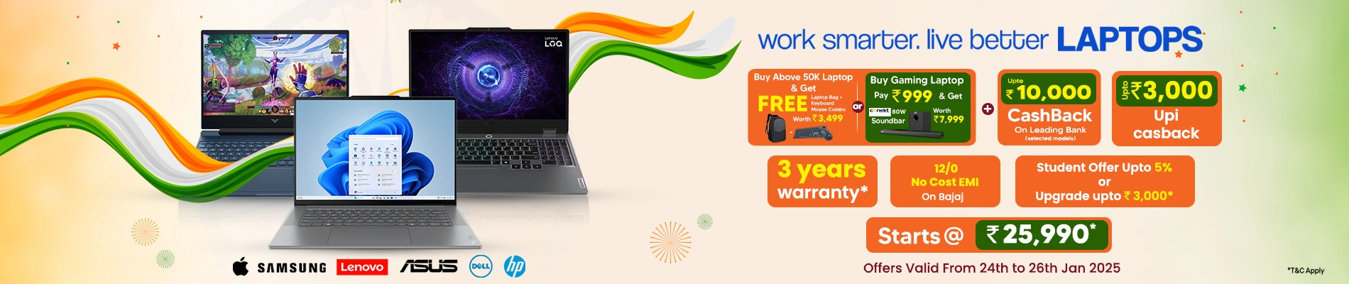 Laptop Republic Day
