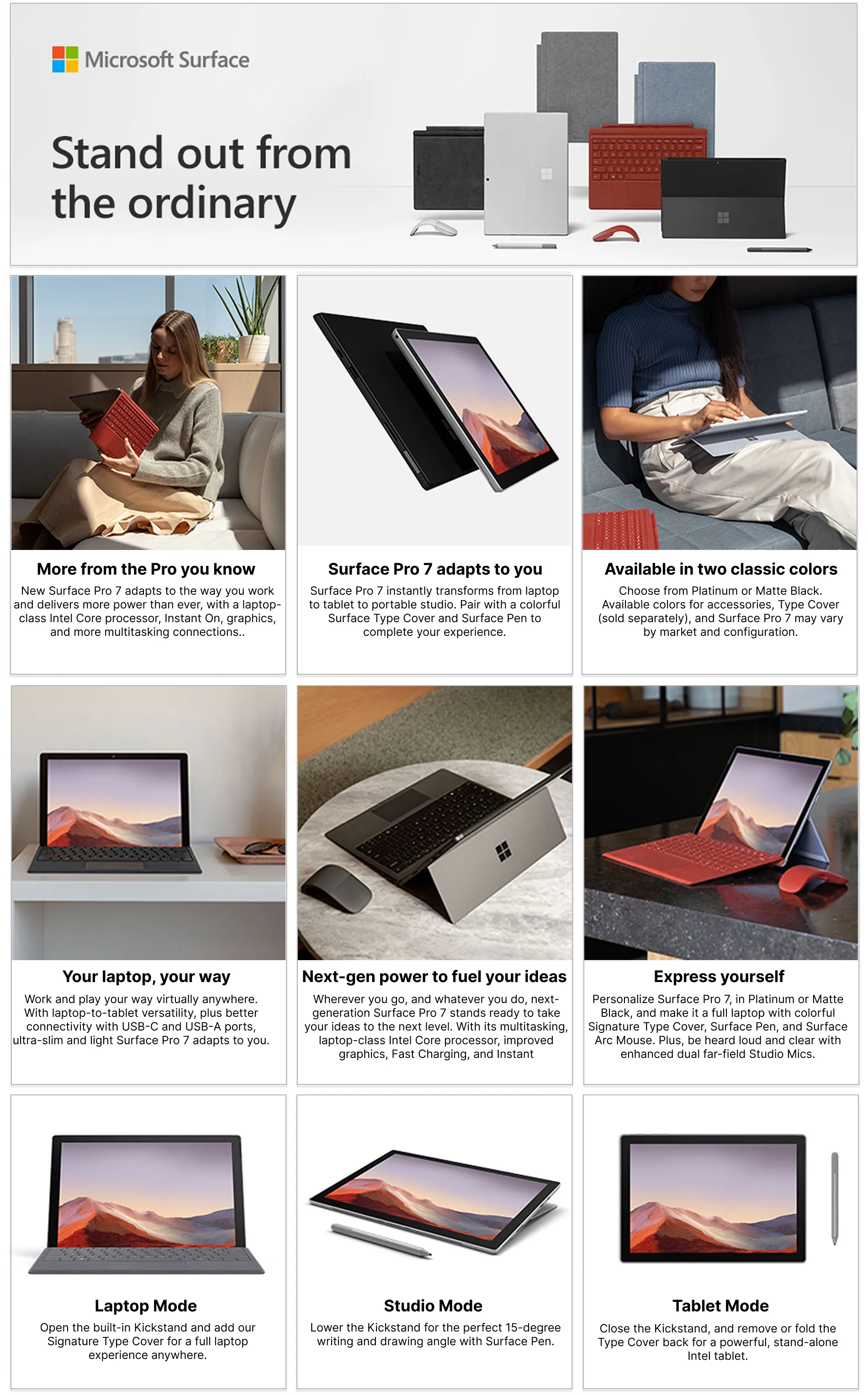 Microsoft Surface Pro Intel Core i5 10th Gen Windows 10 VDV