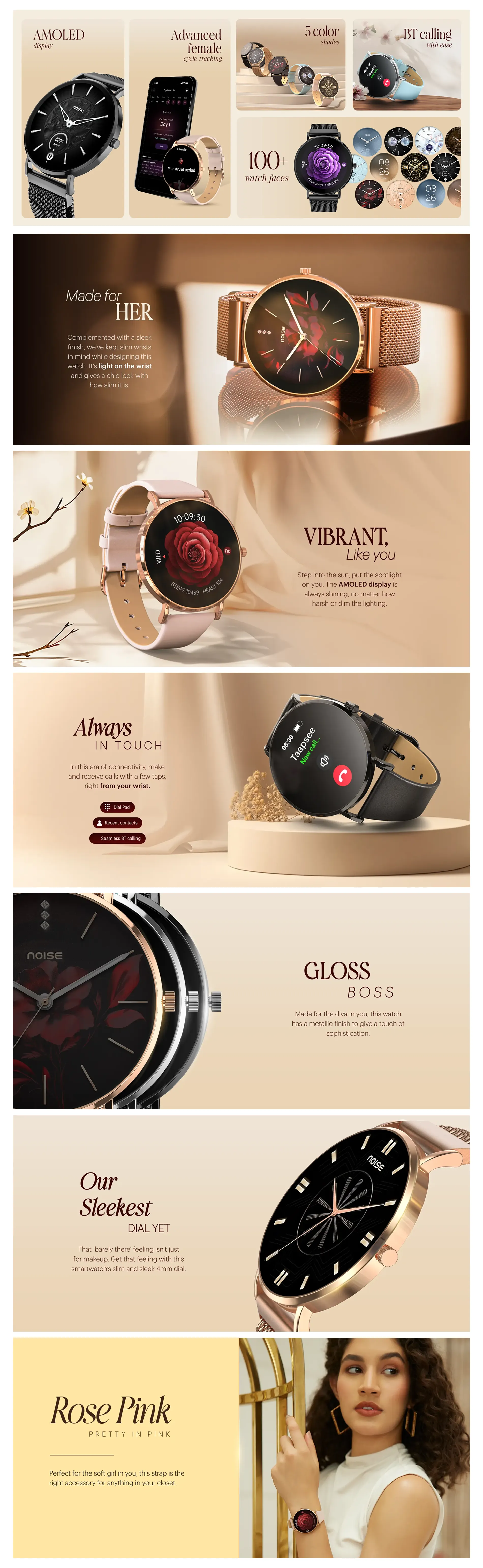Noise NoiseFit Diva 2 Smartwatch