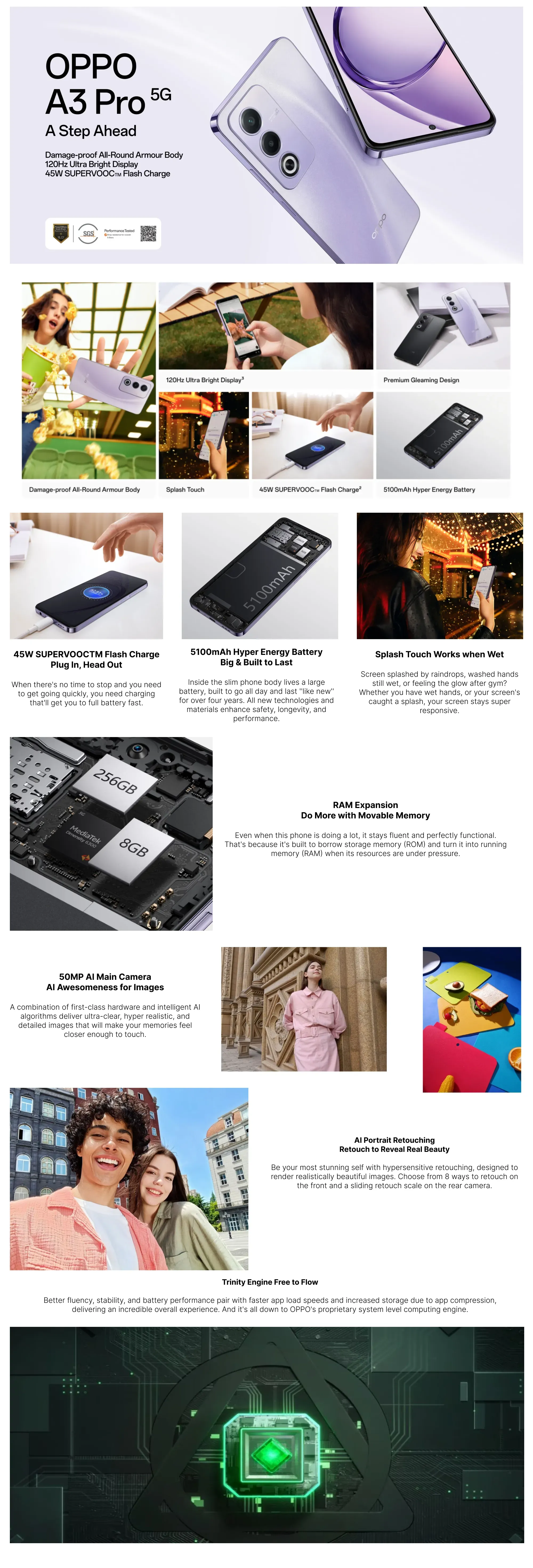 Oppo A3 Pro 5G mnwoe