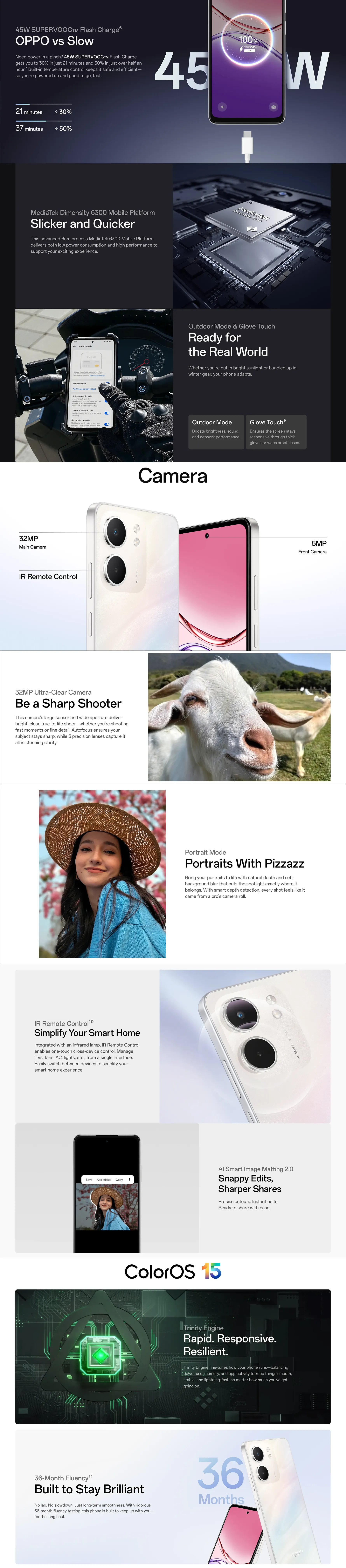 Oppo A5x 5G web view side view web view 2