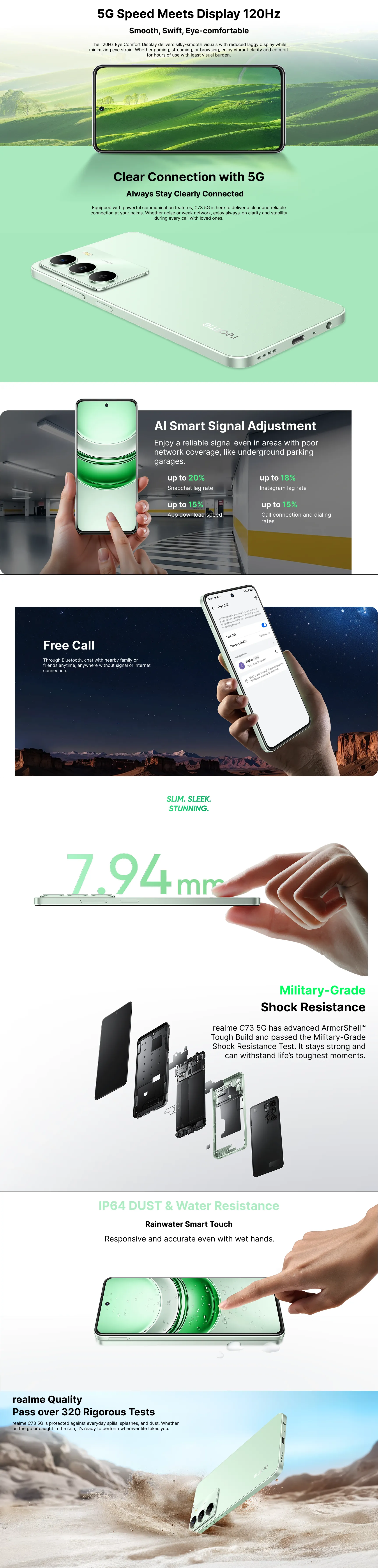 Realme C73 5G web view side view 2
