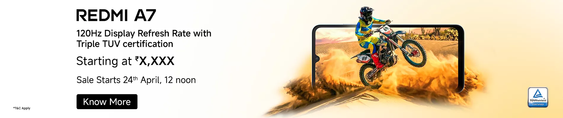 Redmi-A7-120-Hz-Display-Refresh-rate-with-Triple-TUV-certification