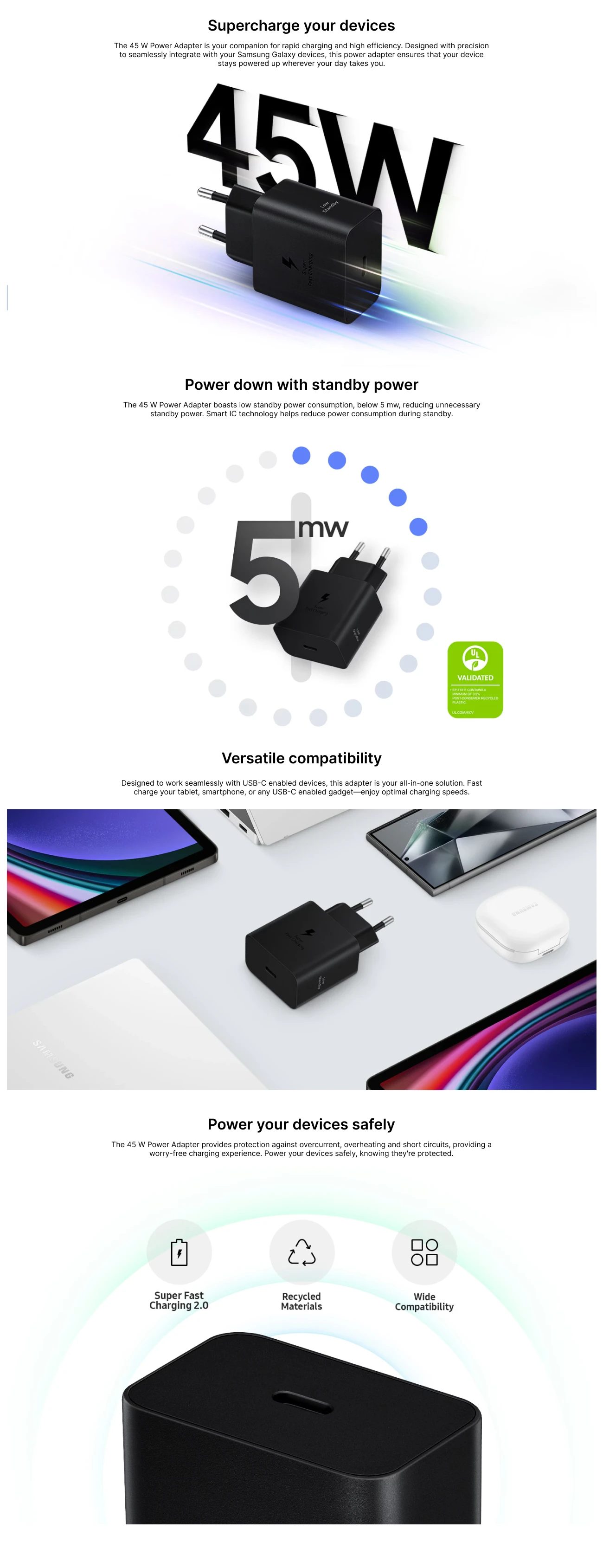Samsung 45W Type C Travel Adaptor