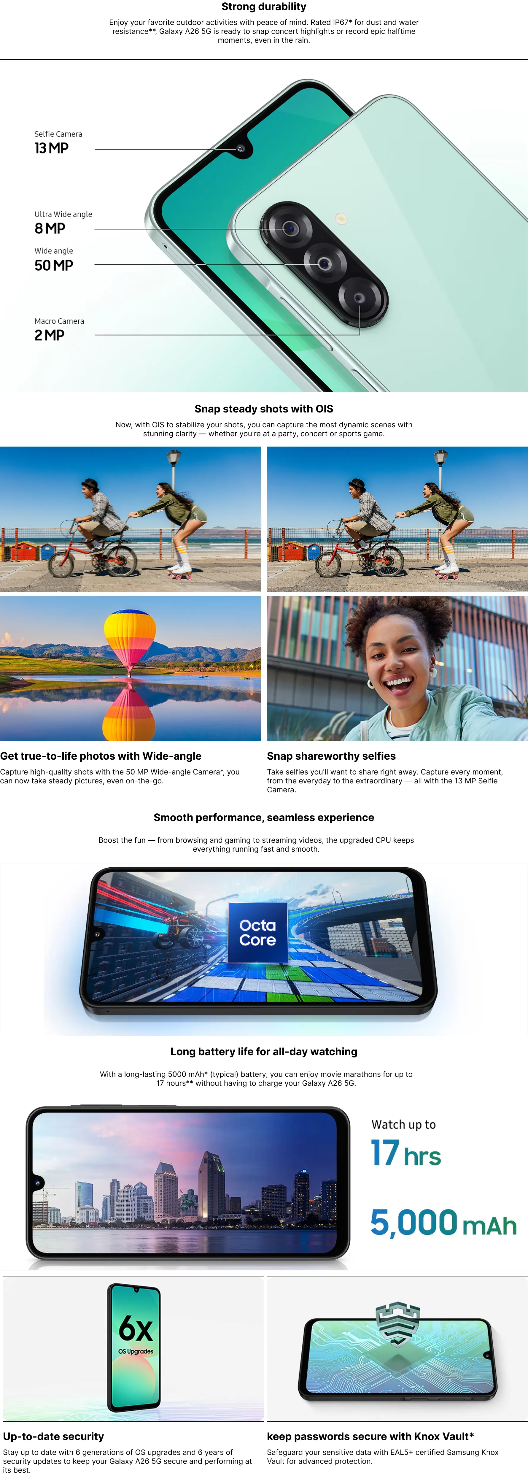 Samsung Galaxy A26 5G web view 2