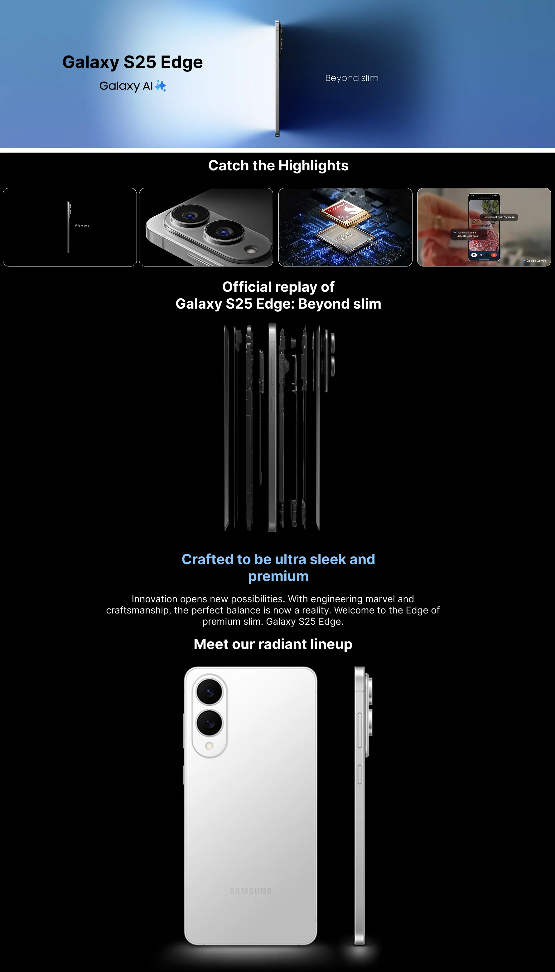 Samsung Galaxy S25 Edge 5G web view 1