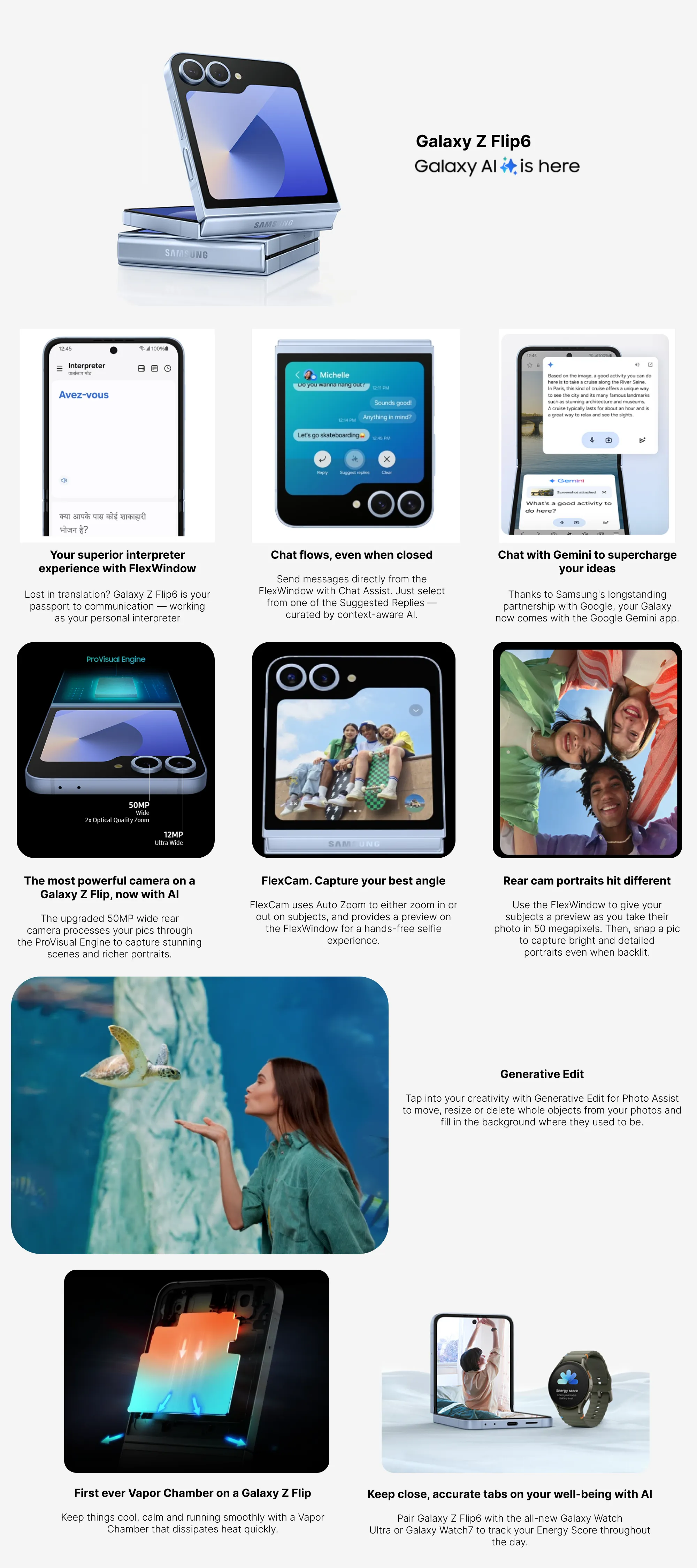 Samsung Galaxy Z Flip 6 5G web