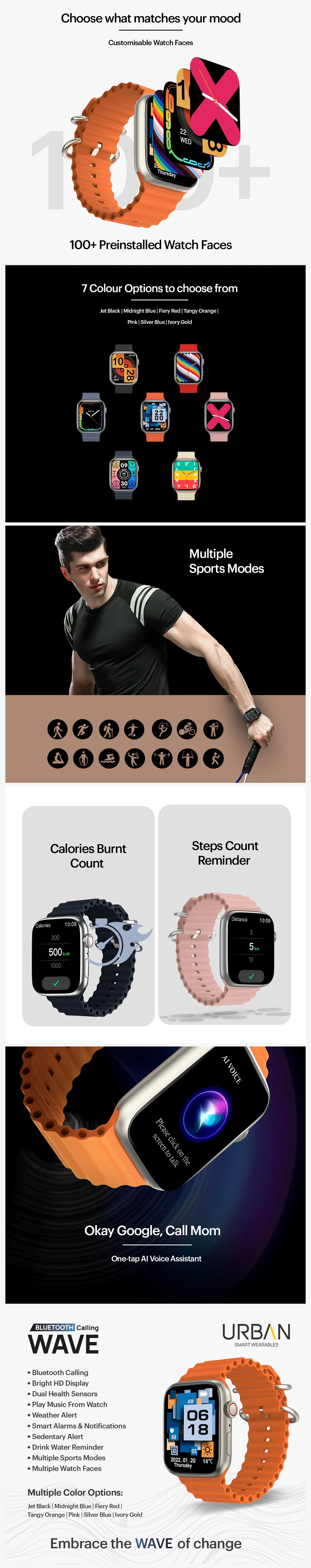 Urban Wave Smartwatch W02