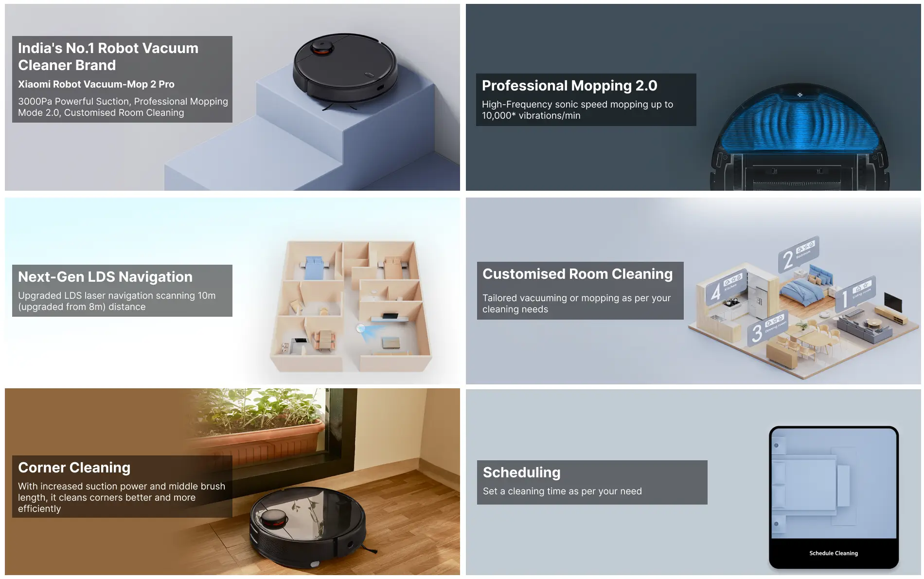 Get the Xiaomi Robot Vacuum Mop Pro at Poorvika Online