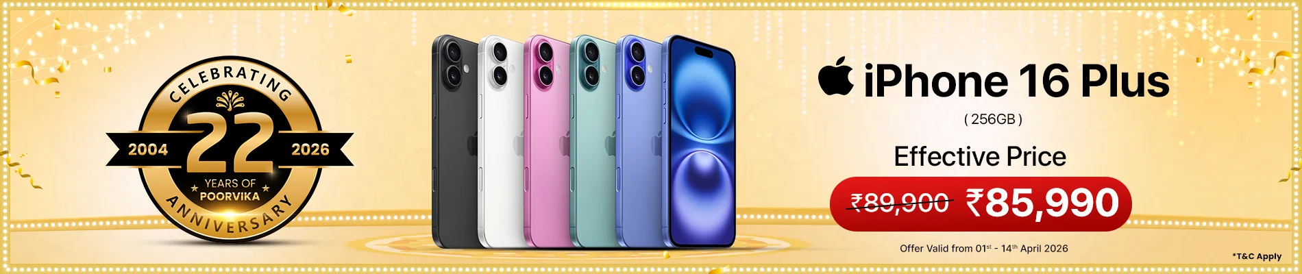 iPhone-16-Plus-256-GB-Effective-price-22-Years-of-poorvika-Celebrating-anniversary-2026