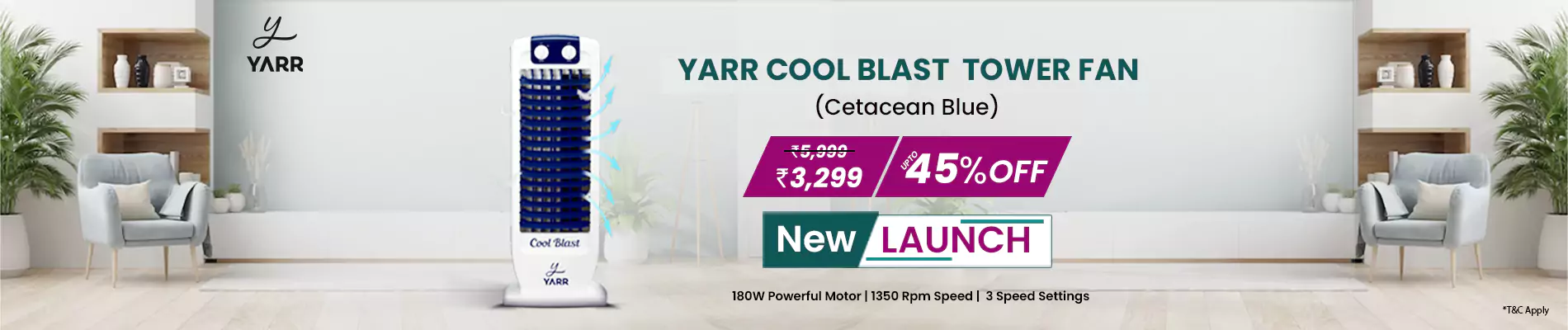 yarr tower fan new launch 6820ab2b21d19