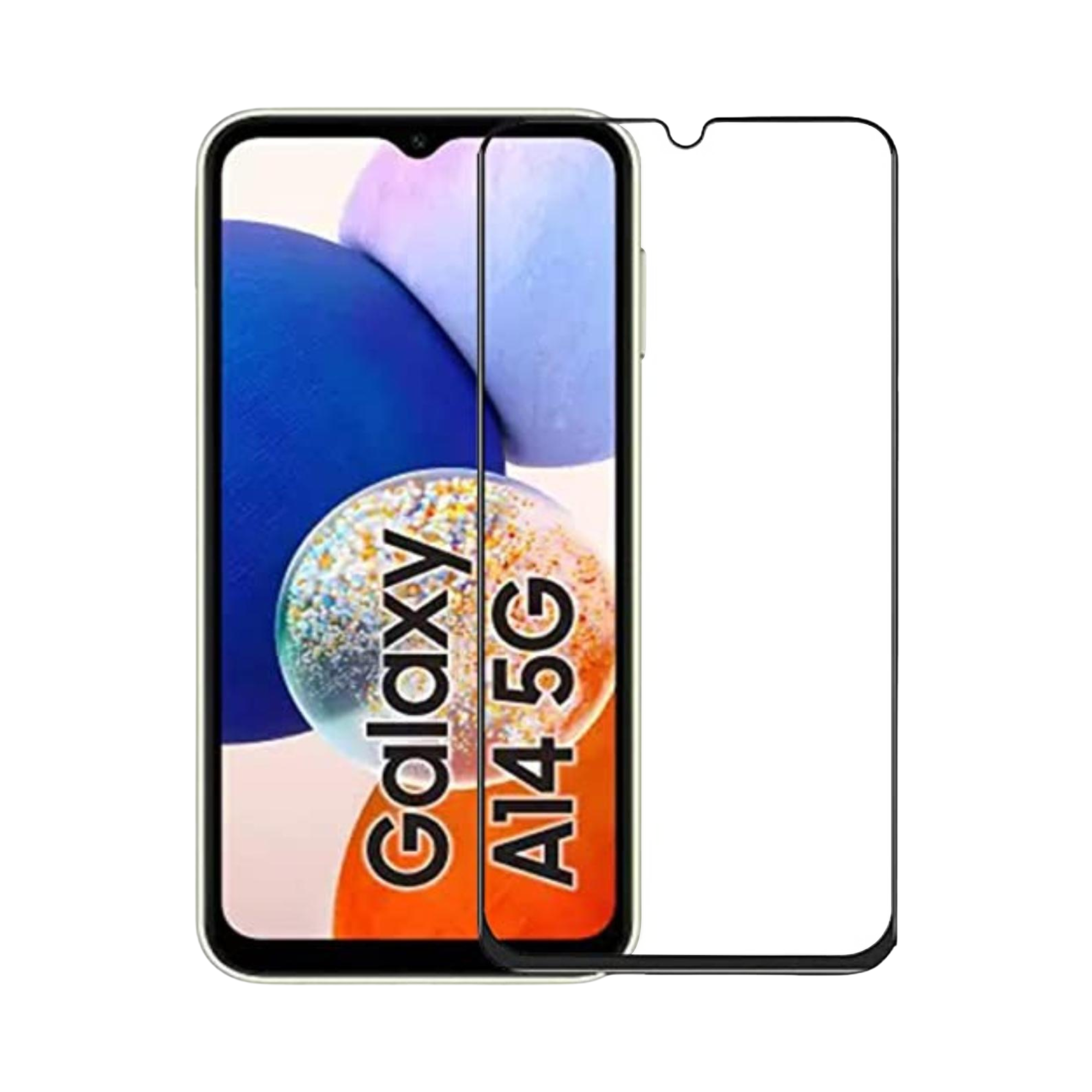 2.5D Tempered Glass Screen Protector Samsung A14 5G (Black)