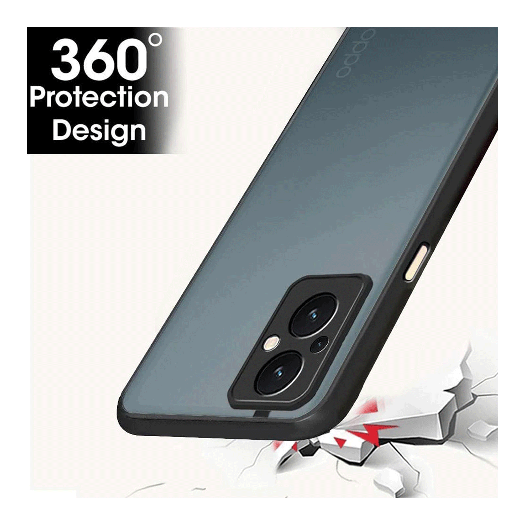 oppo f21 pro cover black