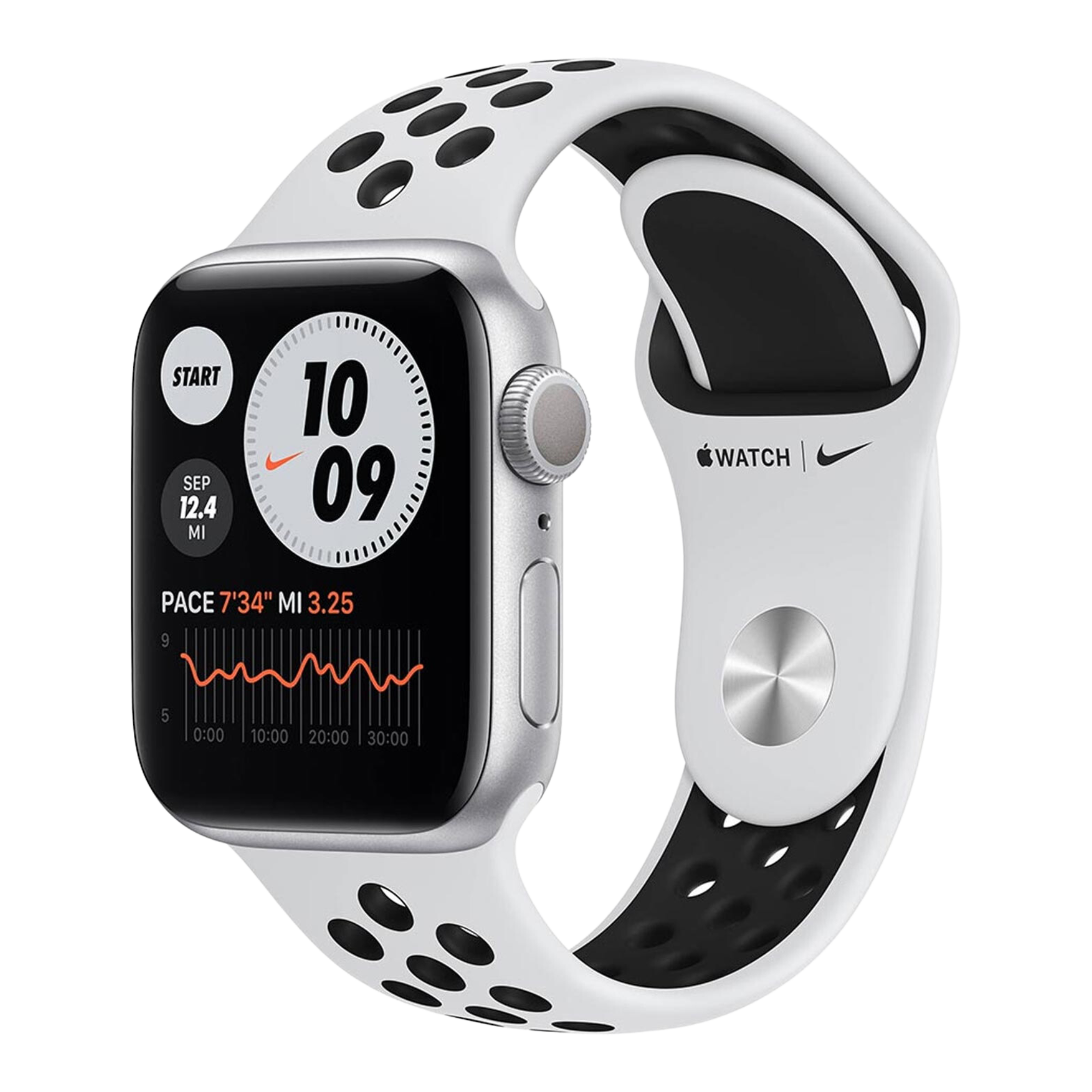 Watch Nike Series GPS Silver Case Nike Sport (Black 40 mm)