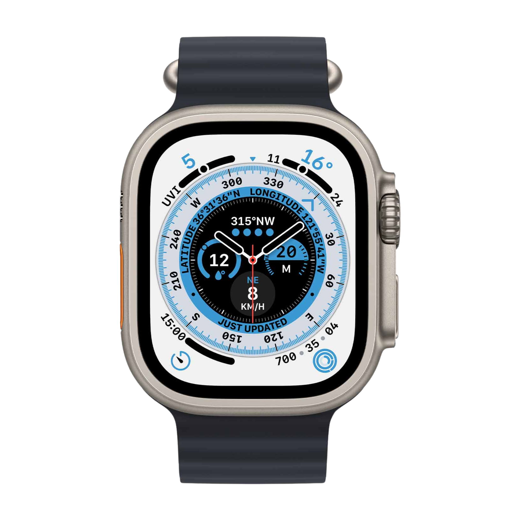 Get Apple Watch Ultra GPS + Cellular midnight at Poorvika online