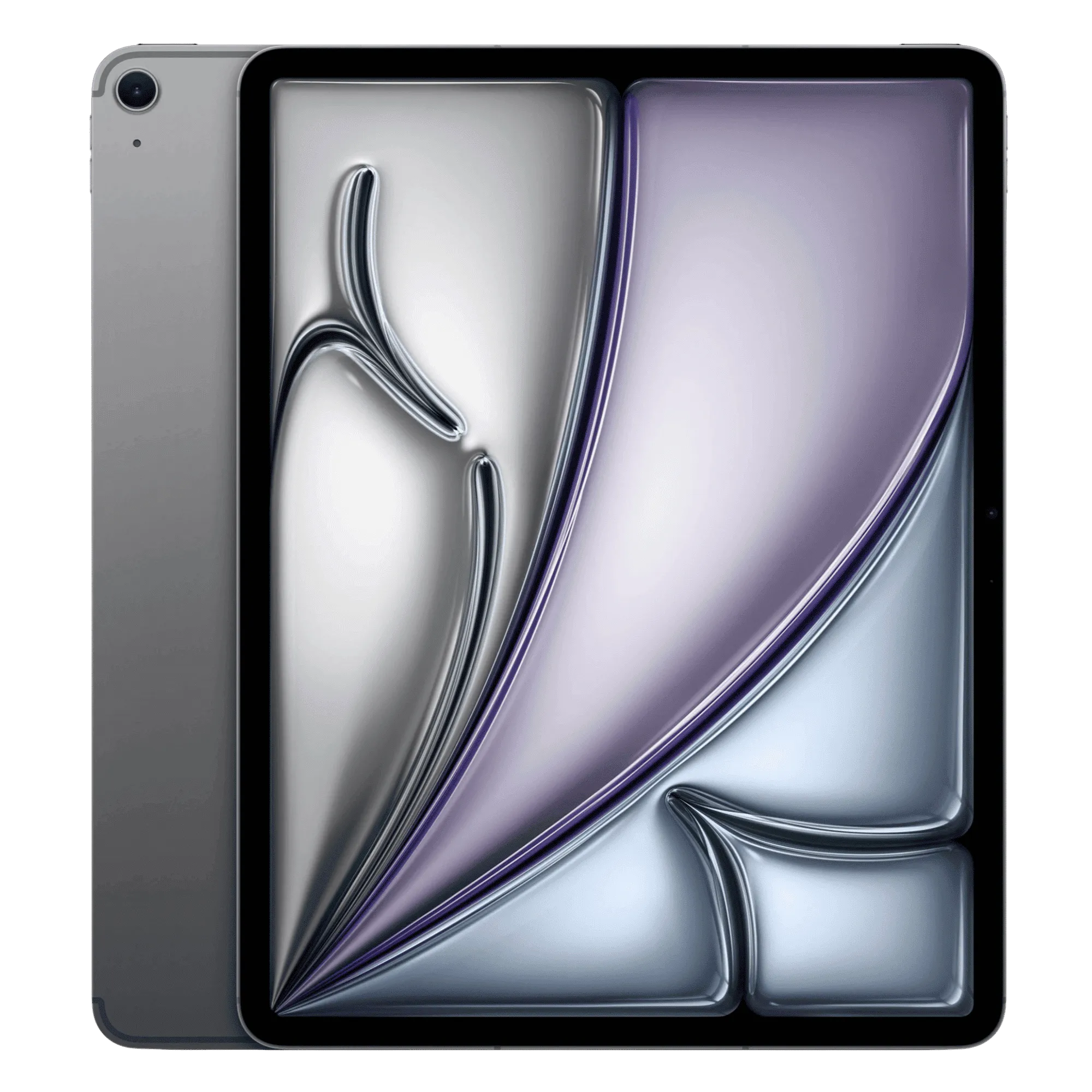 Apple ipad air with apple m4 chip 13 inch wifi cellular space grey 128gb Front Back View