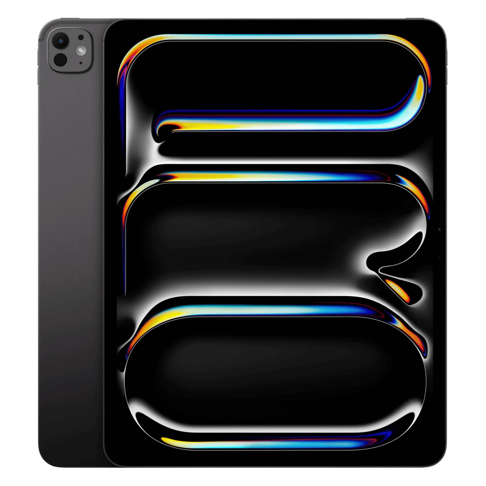 Apple ipad pro nano texture glass with apple m5 chip 13 inch wifi space black 2tb Front Back View