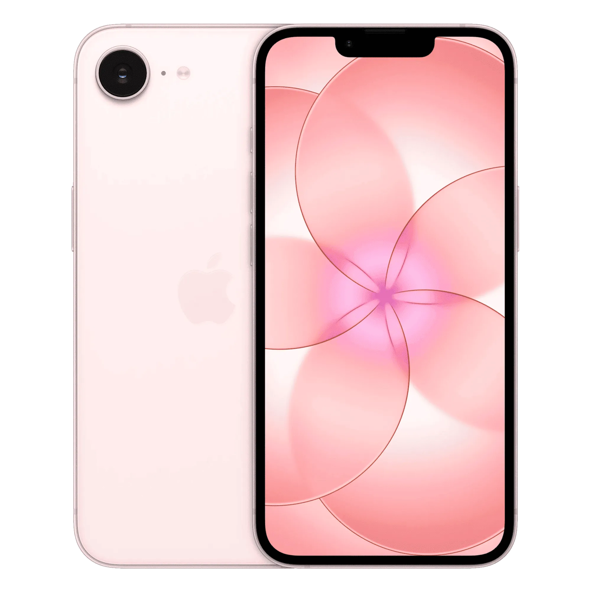 Apple iphone 17e soft pink 512gb Front Back View