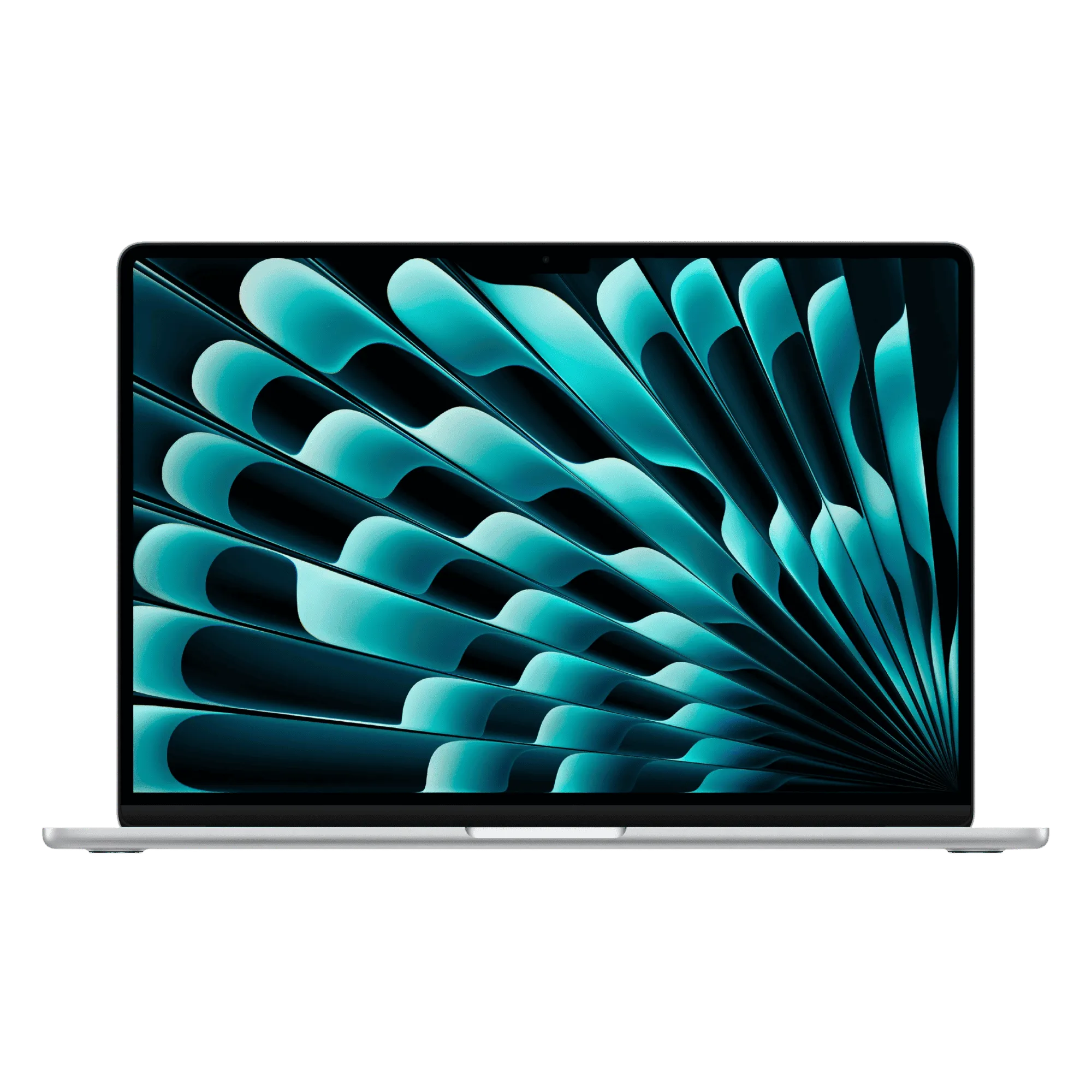 Apple macbook air m5 chip with 10 core cpu and 10 core gpu mac os laptop 15 3 inch mdv94hn a silver 512gb front View