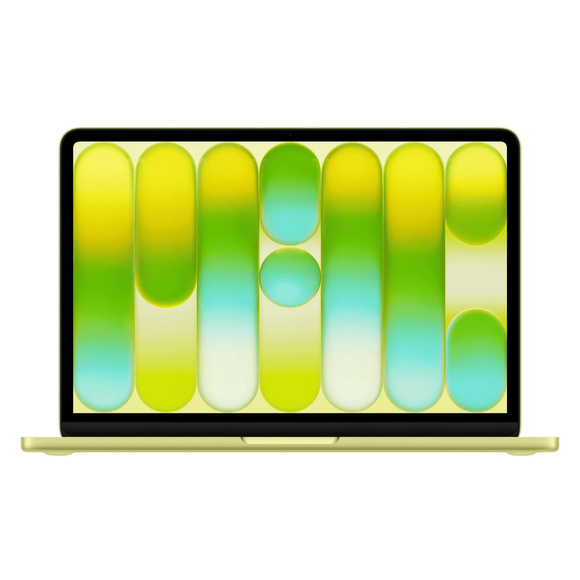 Apple macbook neo a18 pro chip with 6 core cpu and 5 core gpu mac os laptop 13 inch citrus 512gb Front View