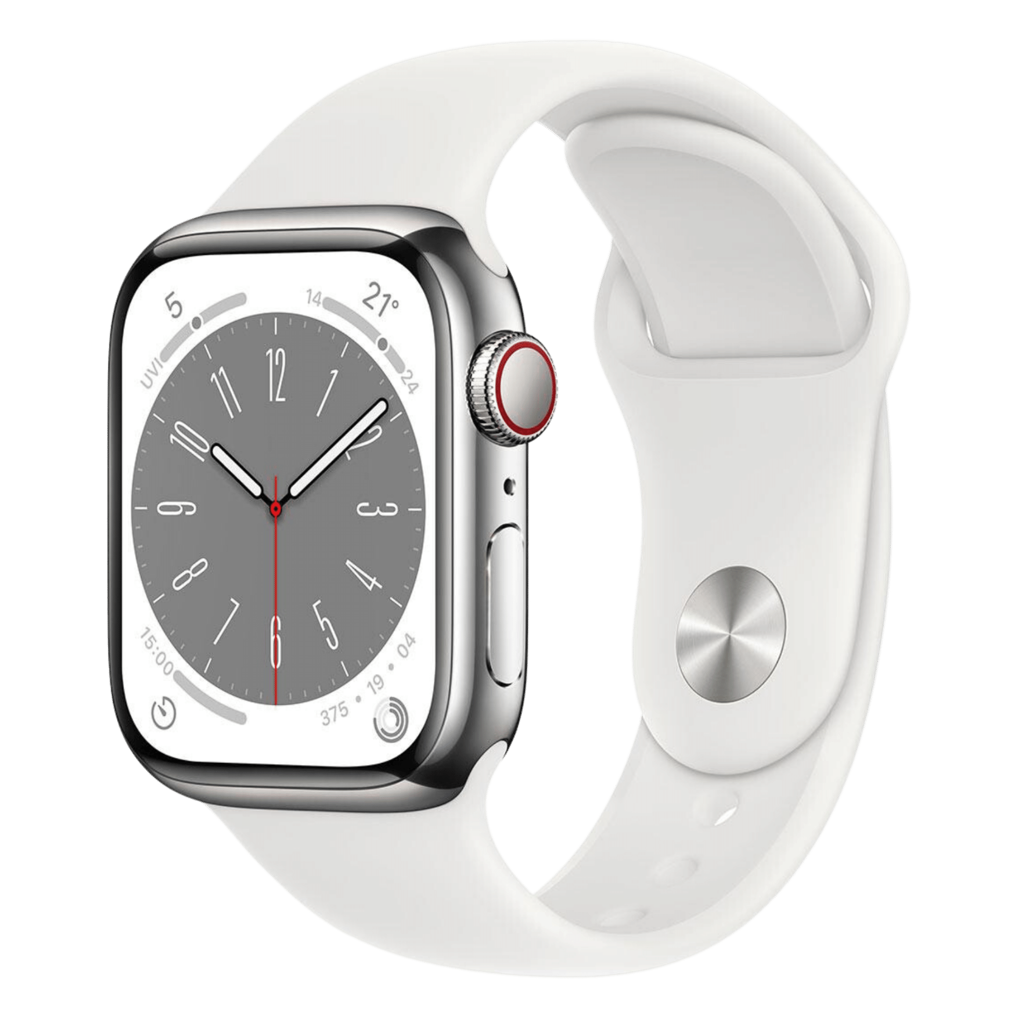 Buy Apple Watch Series 8 GPS + Cellular with Milanese Loop, white