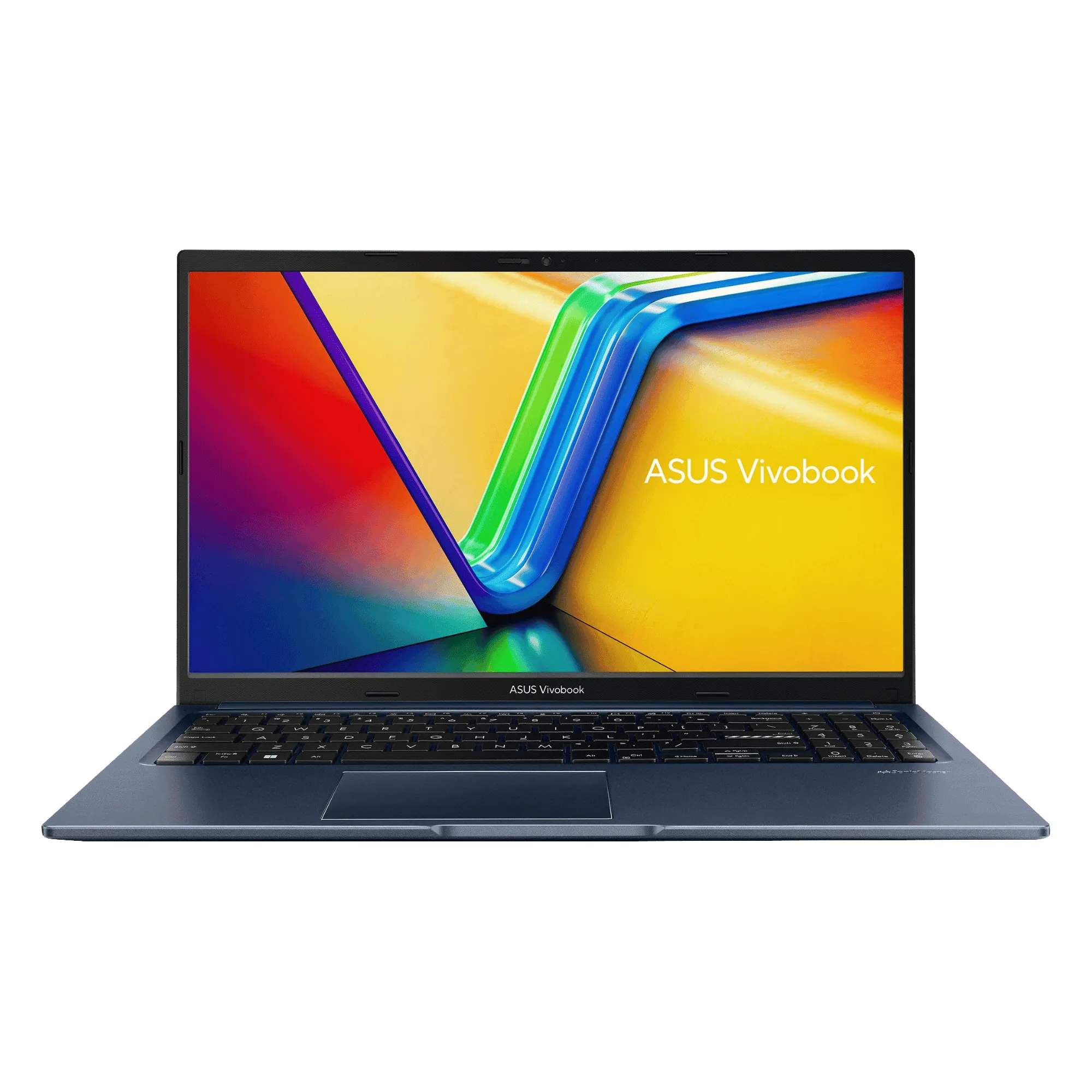 Asus vivobook go 15 amd ryzen 7 7730u windows 11 home laptop m1502ya bq989ws quiet blue 16gb 512gb Front View