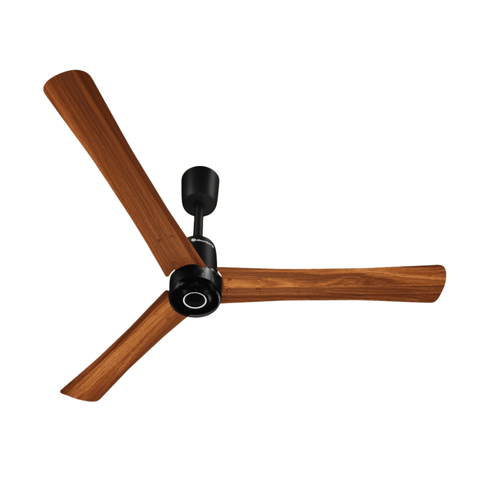 Atomberg Renesa Elite Smart BLDC Motor with Remote 1200 mm Ceiling Fan Golden Oakwood front view