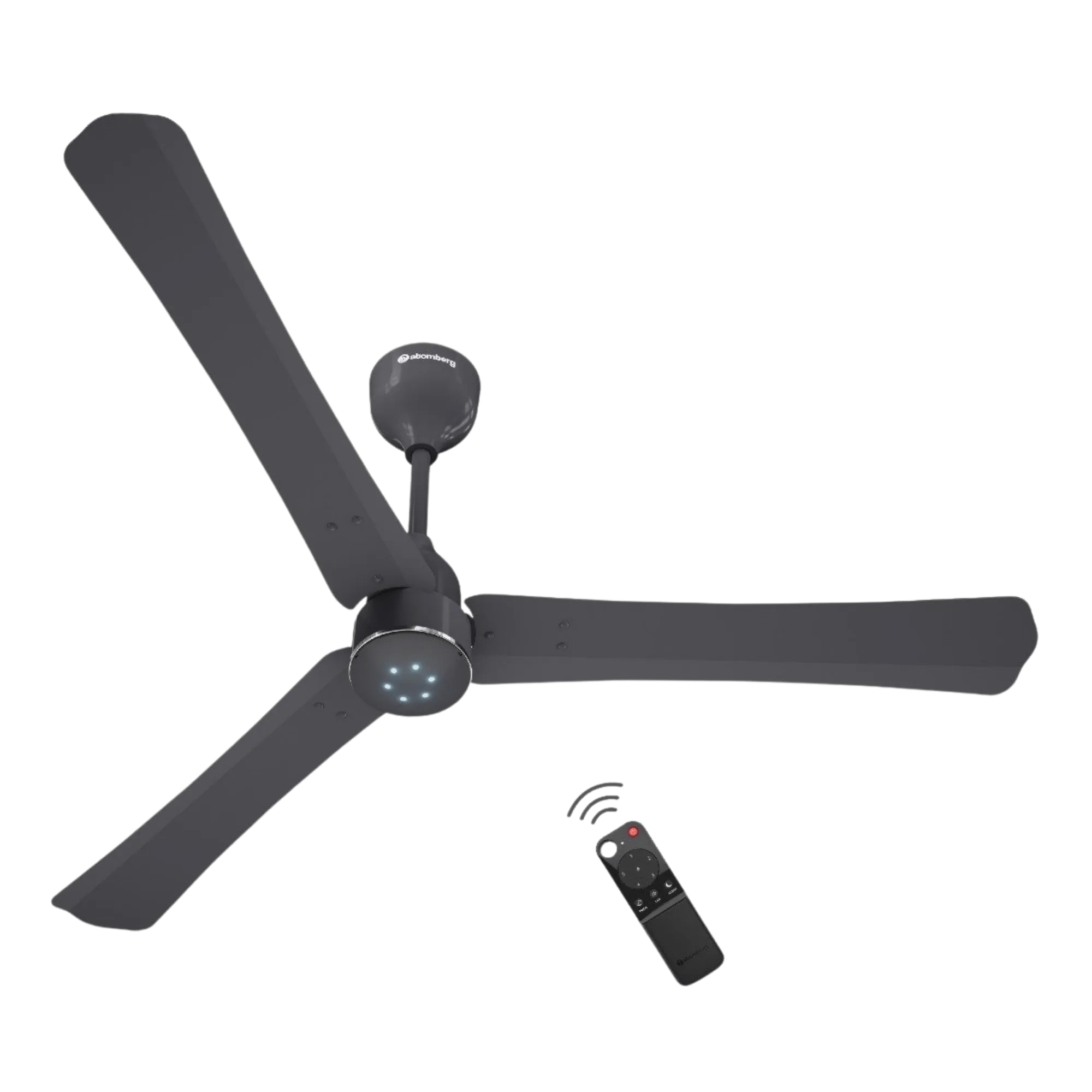 Atomberg renesa halo smart bldc motor with remote 1200 mm ceiling fan fg1091 pebble grey Full View