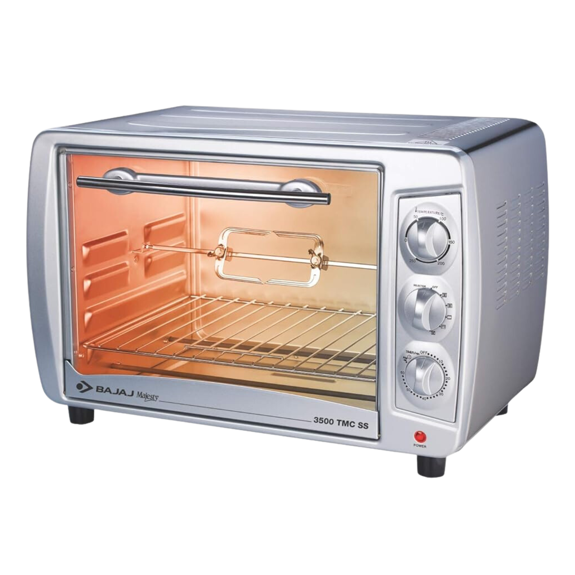 Get Bajaj 35L Majesty 3500 Oven Toaster Grill ( Silver )