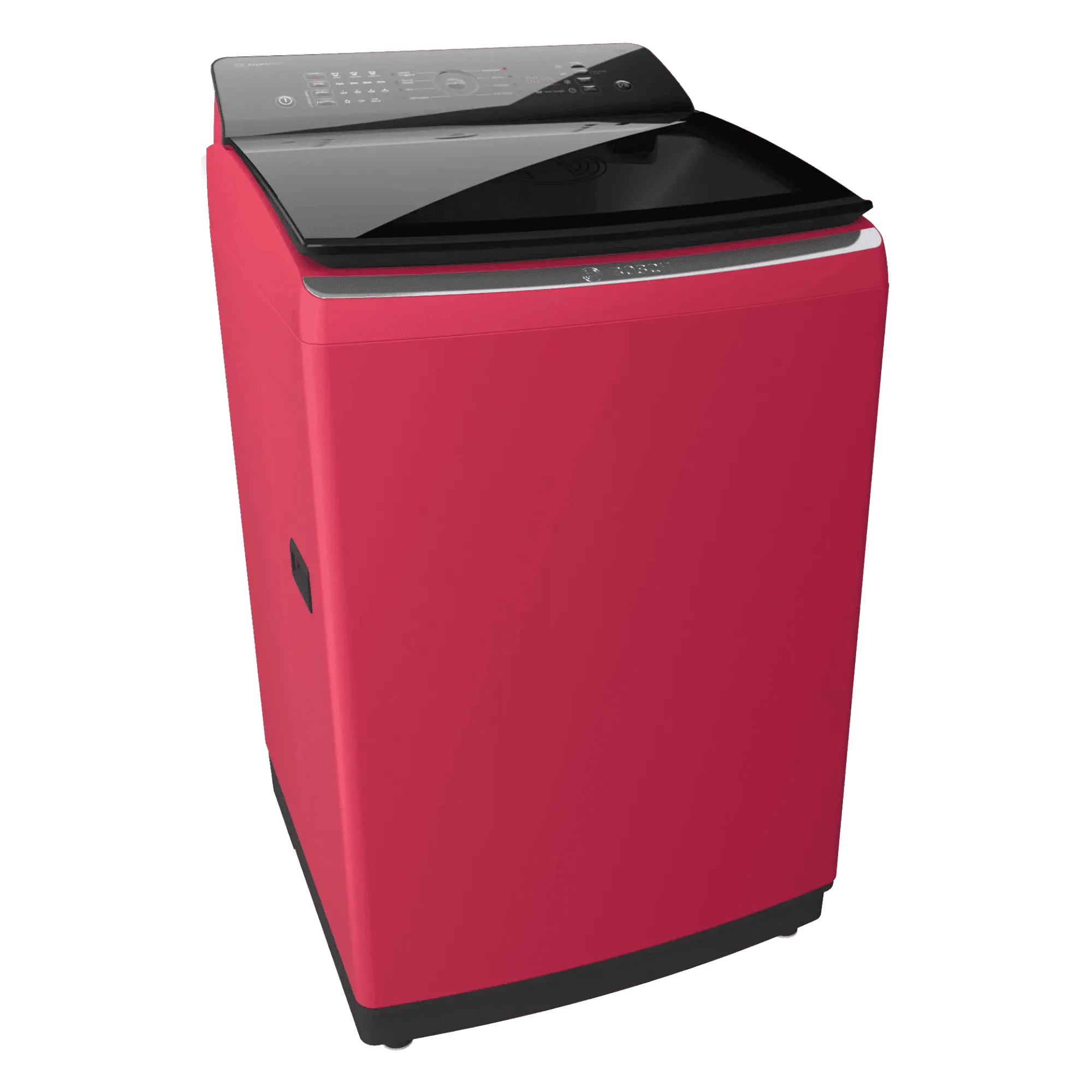 Bosch 8 0kg fully automatoic top load washing machine series 2 woe802f7in red Front Left View