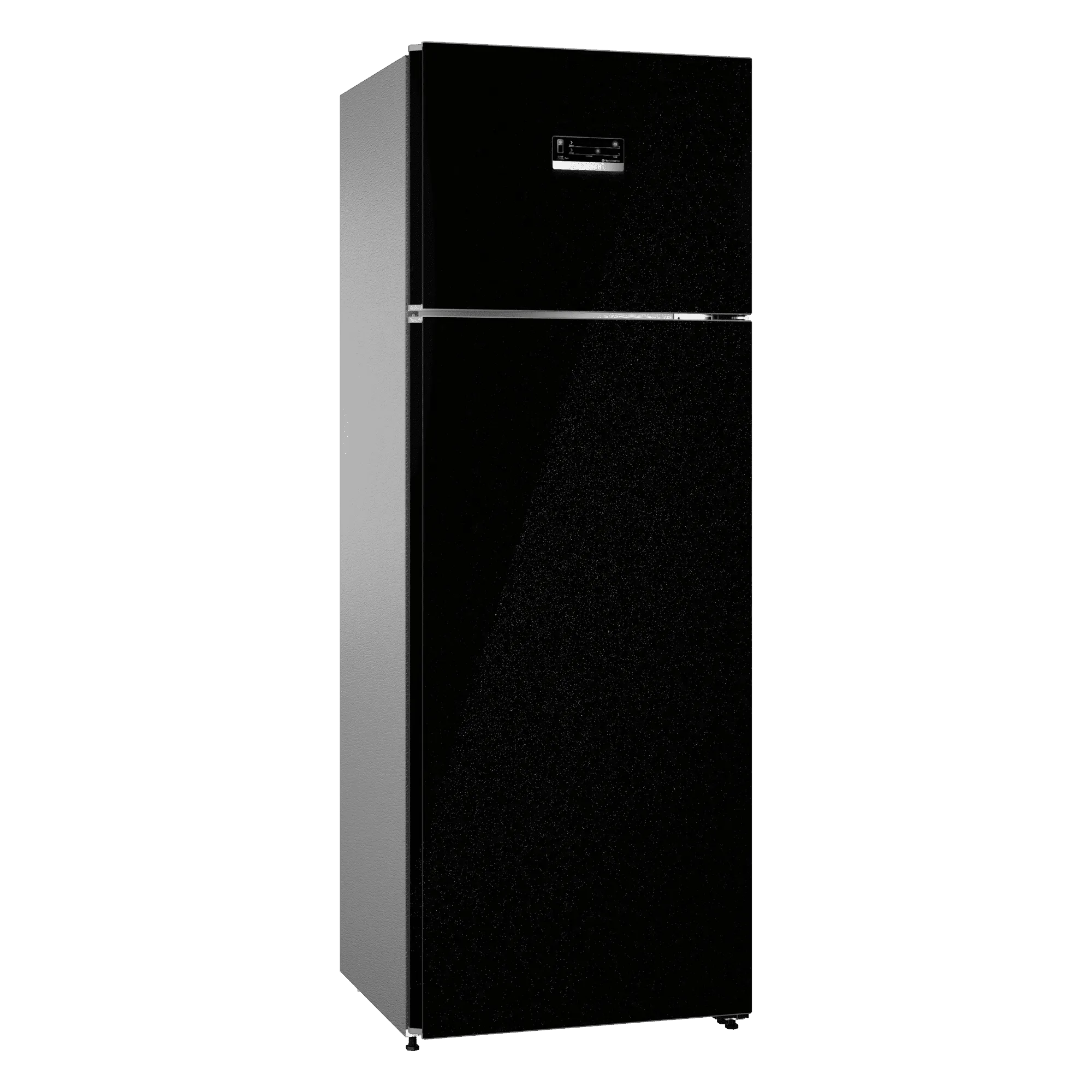 Bosch series 4 368 l frost free double door 2 star refrigerator ctc39k22ni black Front Left View
